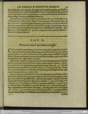 Cap. X. Poenarum non Capitalium remissio
