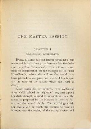 The master passion : a novel, 2