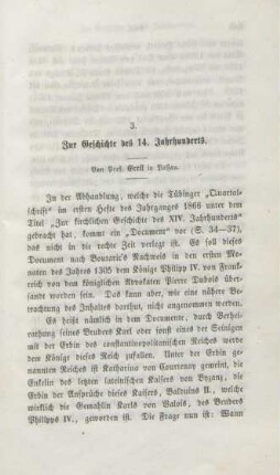645-649 Zur Geschichte des 14. Jahrhunderts