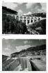 Drachenlochbrücke, km 152,933 Die Brücke wurde 1935 - 1937 gebaut, 1945 gesprengt und 1949/50 wieder aufgebaut.