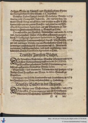 Teutsche Juristen Bücher.