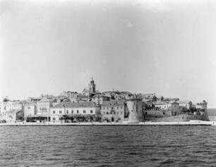 Blick vom Schiff zur nach Korcula