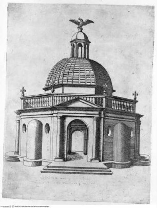 Speculum Romanae Magnificentiae, Achteckiger Pavillion