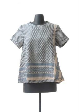 Bluse mit Kufiya Muster