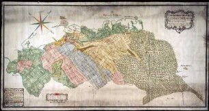 Ennetach Maßstab ca. 1 : 4600 kopiert von Joseph Musch col. handgez.