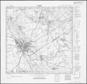 Meßtischblatt 2656 : Stargard in Pommern, 1922 : Stargard in Pommern. - Hrsg. 1890, bericht. 1922. - 1:25000. - [Berlin]: Reichsamt für Landesaufnahme, 1922. - 1 Kt.
