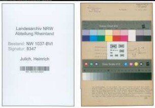 Entnazifizierung Heinrich Julich , geb. 01.04.1904 (Angestellter)