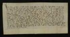 Die Gebrüder Kraft und Peter Krafft, Bürger zu Ulm und Söhne des verstorbenen alten Krafft, verkaufen mit Zustimmung ihrer Pfleger Konrad von Hall, Ludwig Krafft und Heinrich Los dem Priester Walter und der Gemeinschaft der Gesunden und Kranken im Heiliggeistspital in Ulm [abgegangen, Bereich Neue Straße, Lagerbuch Nr. 261/2, 254] einen jährlichen Zins von 30 Schilling Heller weniger 10 Heller und 2 Weihnachtshühnern. Der Zins gefällt von Sporers Keller in Ulm unterhalb des Kramladens des Füsinger. Außerdem verkaufen sie ihnen ein Äckerlein bei dem Gescheid im Spitalacker. Sie haben dafür von den Käufern 24,5 Pfund Heller erhalten. Daher haben sie Zins und Acker den Käufern vor dem Ulmer Bürger und Richter Otto Rot dem Alten übergeben und die Gewährleistung für den Verkauf übernommen.