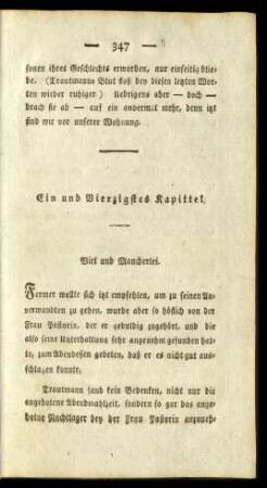 Ein und Vierzigstes Kapittel. - Fünf und Vierzigstes Kapittel.