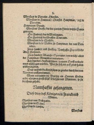 Namhaffte gefangenen.