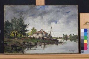 Dorf am Fluss