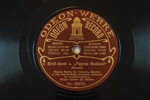 Brief-Duett a. "Figaros Hochzeit" / (Mozart)