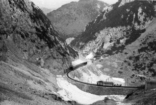 Bayrischzell: Schleife der Wendelsteinbahn