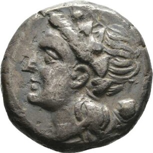 Münze, Didrachme, 345-337 v. Chr.