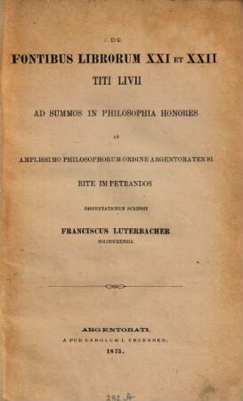 De fontibus librorum vicesimi primi et vicesimi secundi Titi Livii