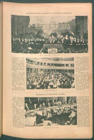 Aniversario de la Sociedad Científica Argentina