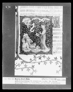 Petites Heures des Herzogs von Berry — Kleinbild, 10-zeilig: Christus predigt, Folio 193 recto