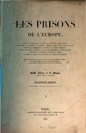 Les prisons de l'Europe, 5