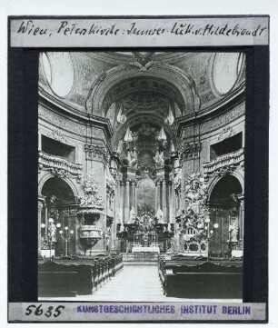 Wien, Peterskirche : Innenansicht