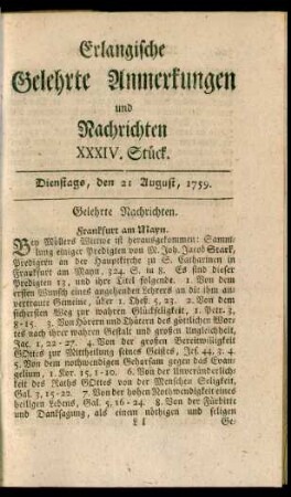 XXXIV. Stück