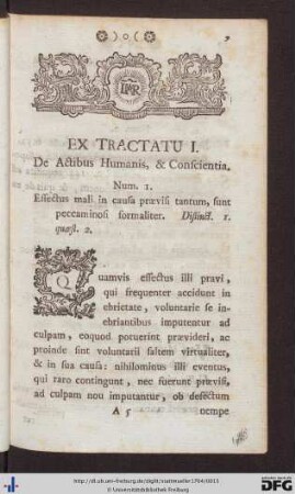Ex Tractatu I.