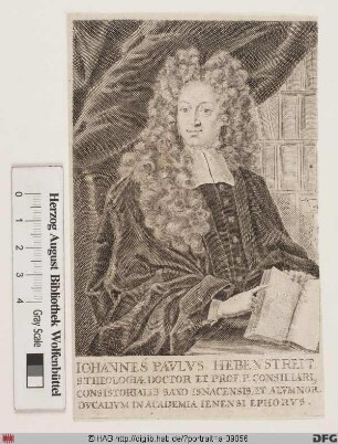 Bildnis Johann Paul Hebenstreit