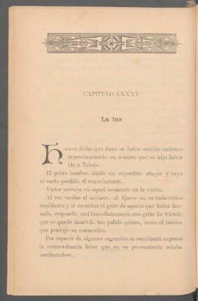 Capítulo LXXXV - La luz