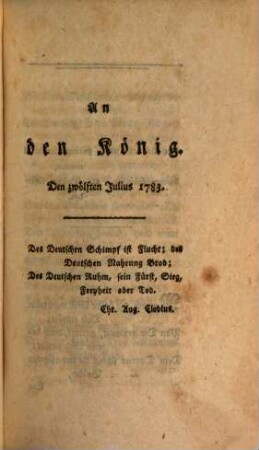 Der neuen vermischten Schriften von Christian August Clodius ... Theil, 5