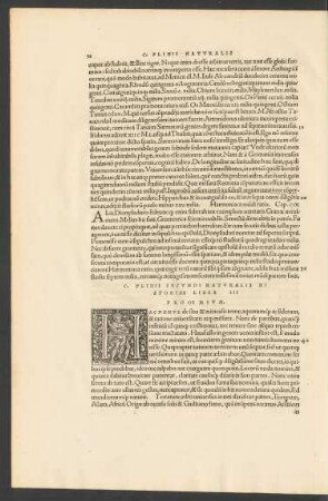 C. Plinii Secundi Naturalis Historiae Liber III
