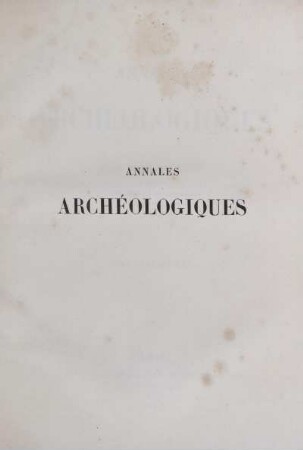 14: Annales archéologiques