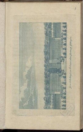 Ill. "Gewächshaus im botanischen Garten zu Göttingen"