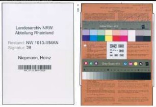 Entnazifizierung Heinz Niepmann , geb. 25.10.1912 (Ingenieur)