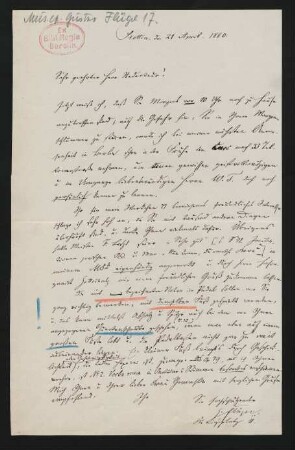 Brief an Wilhelm Tappert : 21.04.1880