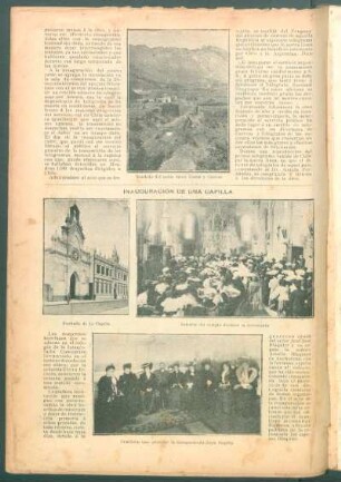 Inauguración de una capilla