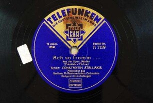Ach so fromm : [Arie des Lyonel] aus der Oper: Martha / [Musik: Friedrich von] Flotow. [Text: Wilhelm Friedrich]