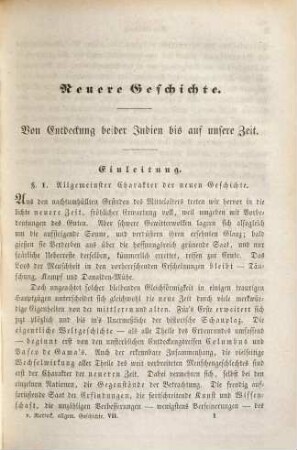 Allgemeine Geschichte : vom Anfang der historischen Kenntniß bis auf unsere Zeiten ; Originalwerk in neun Bänden, 7