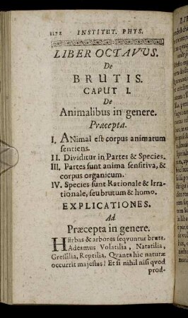 Liber Octavus. De Brutis.
