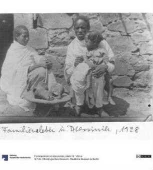 Familienleben in Abessinien