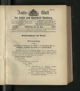 No. 123, 24. Juni 1915
