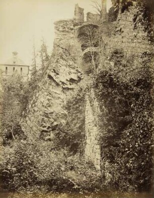 Studien vom Heidelberger Schloss und anderen Ruinen: Der gesprengte Turm