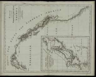 Karte von einem Theil der Nordwestlichen Küste von America