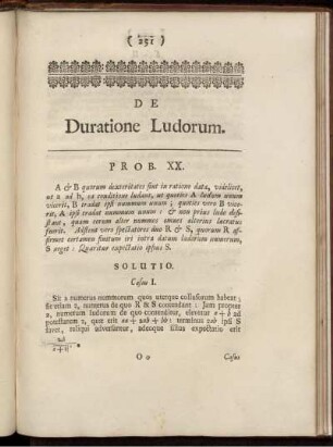 Duratione ludorum.