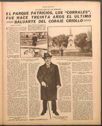 El doctor Giacobini, leader del parque... patricios