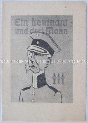 Wahlkampfschrift der Nationalen Front zu den Gemeinde- und Kreistagswahlen, mit kritischer Darstellung der Demokratie in der Weimarer Republik von Max Seydewitz
