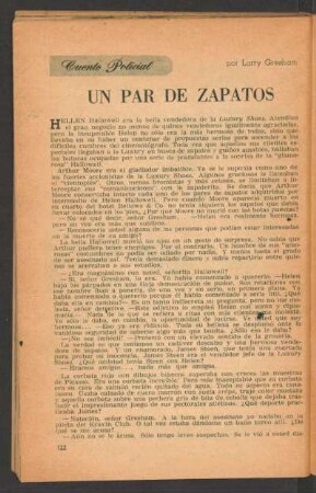Un par de zapatos : Cuento policial