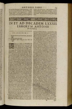 In Et Ad Decadem LXXXII. - Deacadis LXXXIII.