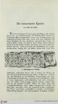 Die romanische Epoche (um 600 bis 1250)