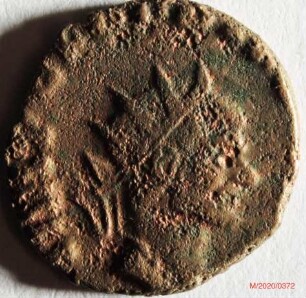 Römische Münze, Nominal Antoninian, Prägeherr Claudius II. Gothicus, Prägeort Rom, Original