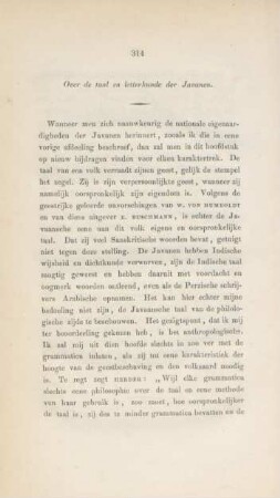 Over de taal en letterkunde der Javanen