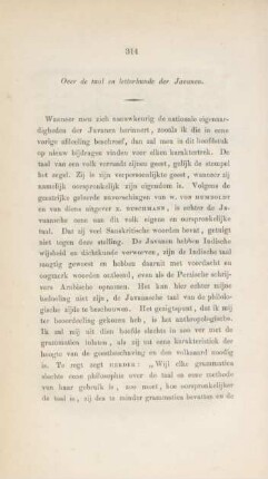 Over de taal en letterkunde der Javanen
